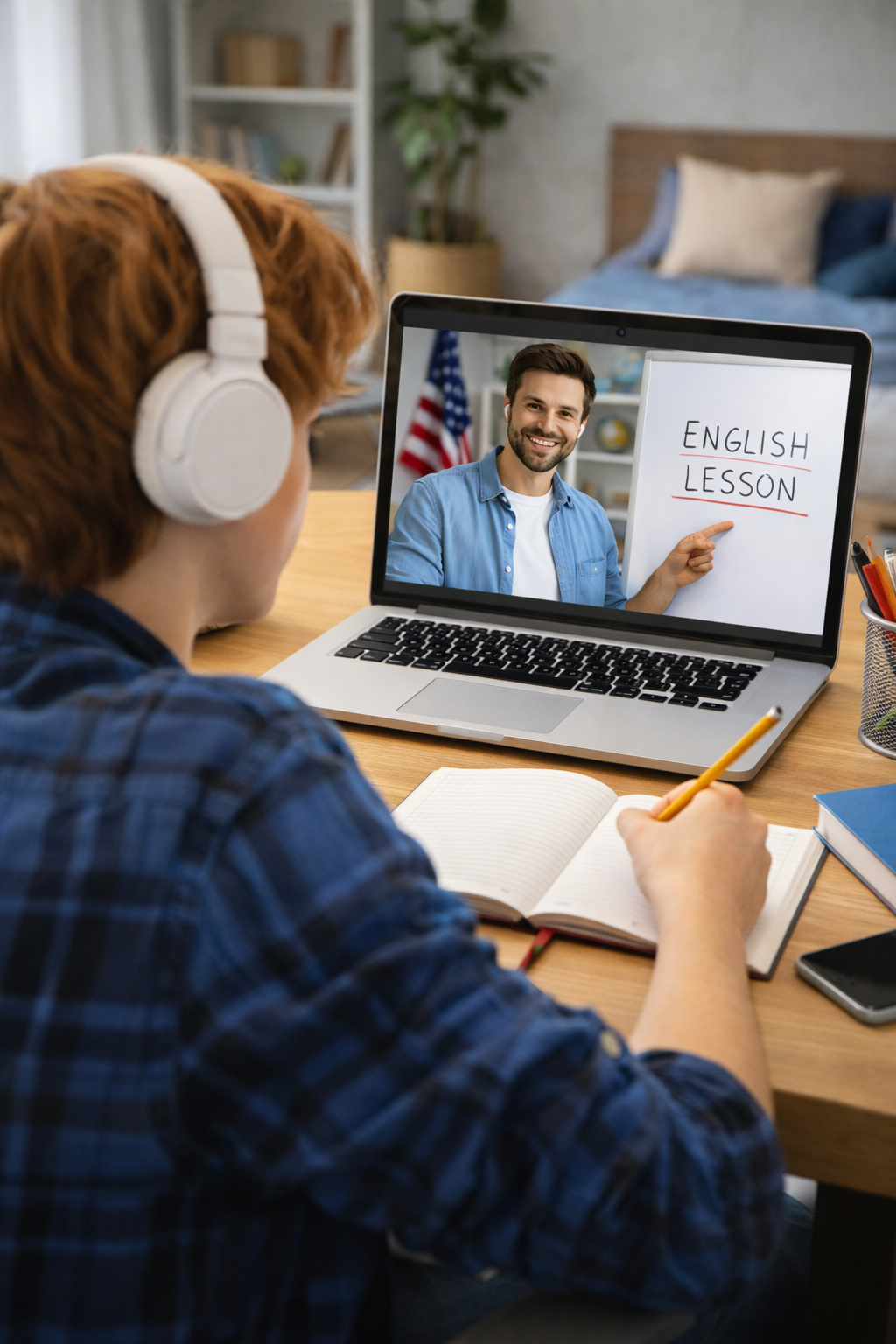 Cours particuliers d'anglais en visio